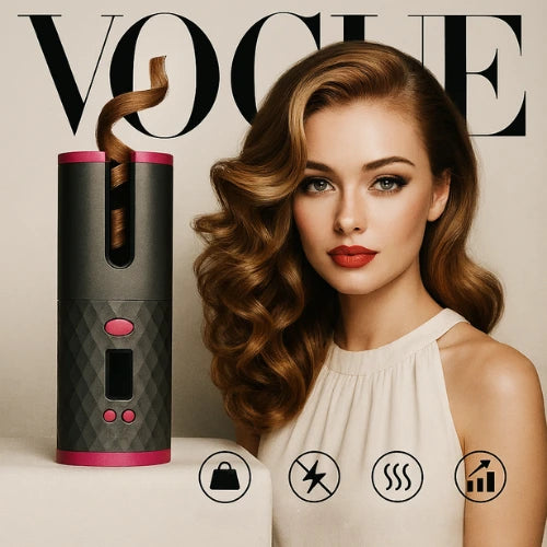 VogueWave - Wireless Ceramic Pop Curling Iron